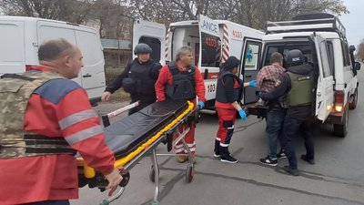 обстріли, Нікопольщина, поранено людину, порятунок пораненого