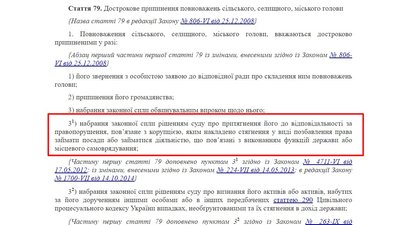 За що можуть відсторонити мера За що можуть відсторонити мера