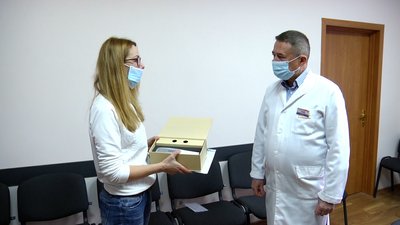 У Житомирській дитячій лікарні з'явився сканер для вен У Житомирській дитячій лікарні з'явився сканер для вен