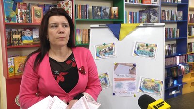 Діти Житомирщини пишуть "Живі листи" захисникам України