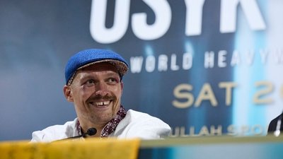 "Можна буде Ф'юрі вдруге побити на Олімпійському". Що сказав Усик на першій пресконференції після повернення до України