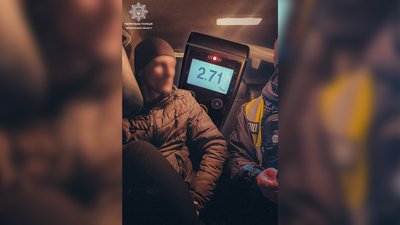 На Чернігівщині зупинили водія вантажівки, у крові якого рівень алкоголю перевищував норму