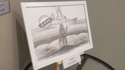 "Вільні люди": у Рівному діє виставка дитячих робіт, написаних за пів року війни "Вільні люди": у Рівному діє виставка дитячих робіт, написаних за пів року війни