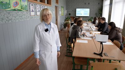 Діти вчаться в укриттях