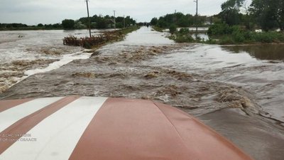 Внаслідок негоди у Бердянську затопило 70 приватних домоволодінь
