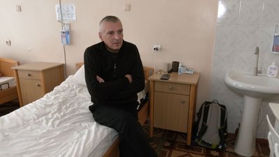 Військовослужбовець на лікуванні 53-річний Богдан Мізюк Військовослужбовець на лікуванні 53-річний Богдан Мізюк