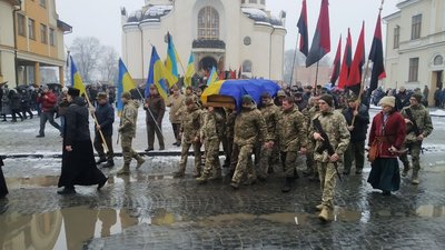 У Коломиї на Івано-Франківщині поховали сотенного УПА Мирослава Симчича