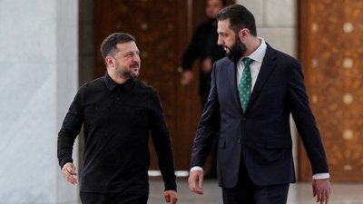 Зеленський та Ахмед аш-Шараа у Сирії 5 квітня 2026