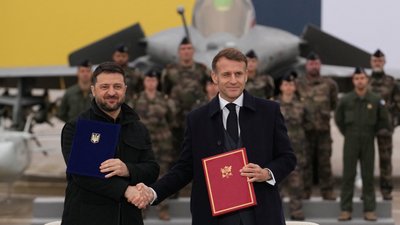 Зеленський, Макрон