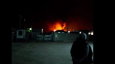 Пожежа на хімзаводі в Тольятті
