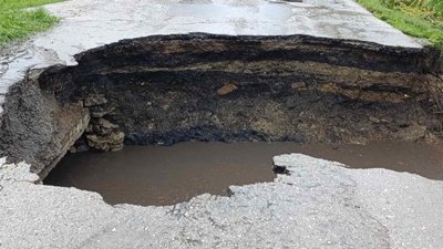 Обвал мосту у селі Путрине