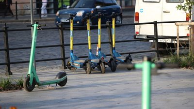 Електросамокати на вулиці Львова