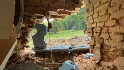 Російська армія під час обстрілу Харкова 30 серпня зруйнувала туалет Російська армія під час обстрілу Харкова 30 серпня зруйнувала туалет