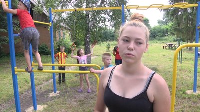 У селі Закутинці на Житомирщині встановили спортивний майданчик У селі Закутинці на Житомирщині встановили спортивний майданчик