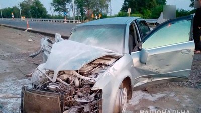 На Полтавщині п’яний водій спричинив аварію