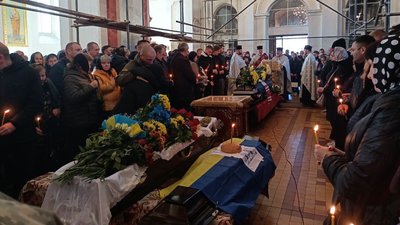 Відспівали військовослужбовців у Кафедральному соборі Святої Трійці