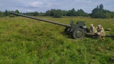 На Волині тривають навчання артилерійських підрозділів ТРО На Волині тривають навчання артилерійських підрозділів ТРО