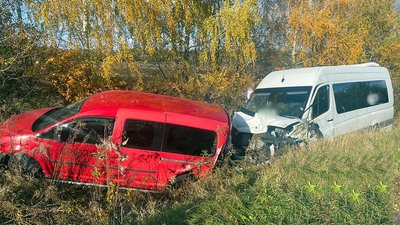 В аварії на Полтавщині травмувалися четверо людей