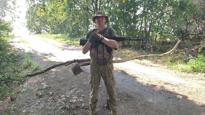 Солдат Вадим Карцев