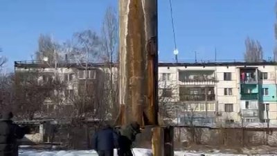 Зношена майже на 100%: в одному з сіл Печенізької громади Харківщини замінюють водонапірну вежу Зношена майже на 100%: в одному з сіл Печенізької громади Харківщини замінюють водонапірну вежу