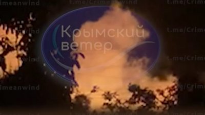 У Криму вночі 28 липня лунали вибухи: горить електропідстанція у Феодосії