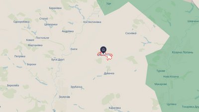 село світличне на мапі Харківської області