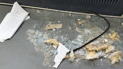 Наслідки одного із обстрілів на Полтавщині