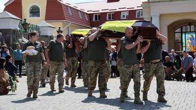 Прощання з Романом Меюсом і Олександром Радивоніком у Луцьку, 6 липня 2026 року