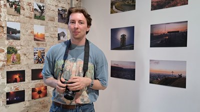 Денис Черв`як та його фото на висавці у Дніпрі Денис Черв`як та його фото на висавці у Дніпрі