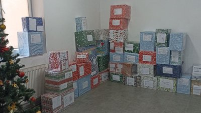 Подарунки від благодійників з Чехії Подарунки від благодійників з Чехії