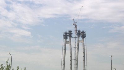 У Запоріжжі перевірили стан робіт на мостах через о. Хортиця У Запоріжжі перевірили стан робіт на мостах через о. Хортиця