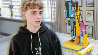Дев'ятикласник із Клеваня Андріан Гордійчук створив тренажер для реабілітації