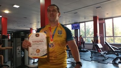Тернополянин Володимир Гродзік, чемпіон світу з параармреслінгу. Тернопіль, серпень 2024