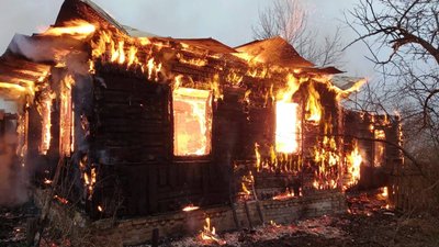 В Березнянській громаді згорів будинок разом із господарем