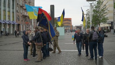 У Дніпрі влаштували ходу до Дня пам'яті та примирення, — фоторепортаж У Дніпрі влаштували ходу до Дня пам'яті та примирення, — фоторепортаж