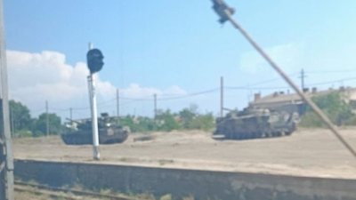 Партизани зафіксували військову техніку росіян в окупованій Євпаторії