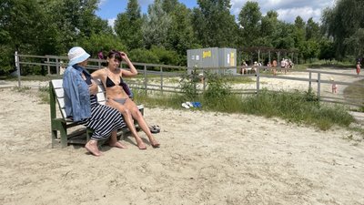 Пляж на Ворсклі у Полтаві Пляж на Ворсклі у Полтаві