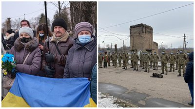 У Краматорську вшанували пам'ять загиблих під час обстрілу бойовиків 10 лютого 2015 року