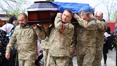 Прощання з Андрієм Бондарем у Кульчині, 16 квітня 2026 року