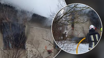Пожежа, Олешів, смерть, ДСНС, загиблий, вогонь, рятувальники, Івано-Франківщина