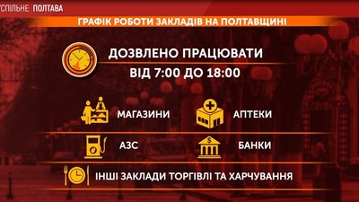 Комендантська година, робота магазинів та світлофорів: зміни на Полтавщині від 1 березня Комендантська година, робота магазинів та світлофорів: зміни на Полтавщині від 1 березня