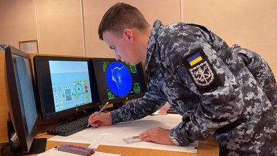 Курсант Інституту Військово-морських сил під час навчань