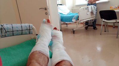Житель Руських Тишків під Харковом подолав на милицях чотири країни, щоб вибратися з окупації Житель Руських Тишків під Харковом подолав на милицях чотири країни, щоб вибратися з окупації