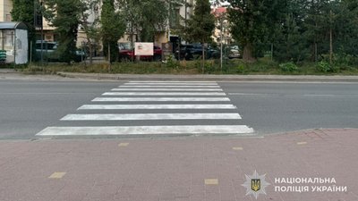 Пішохідний перехід, де сталася аварія