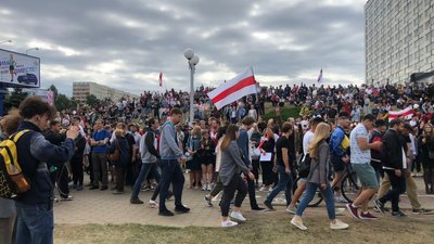 У Мінську відбувається акція пам’яті загиблого під час протестів У Мінську відбувається акція пам’яті загиблого під час протестів