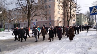 Жителі Житомира втретє вийшли протестувати проти підвищення тарифів (ОНОВЛЮЄТЬСЯ)