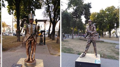 Живі скульптури. У Сумах відбувся "Харитоненко-fest" Живі скульптури. У Сумах відбувся "Харитоненко-fest"
