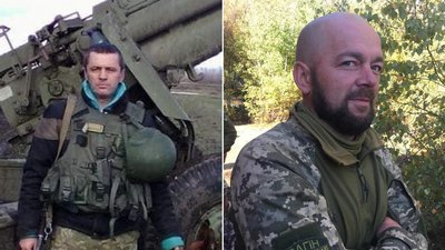 Загиблі військові Юрій Кушнір та Сергій Марчук.