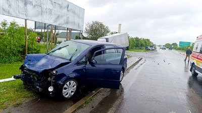 Opel Zafira після ДТП біля села Тихе, 25 травня 2025. F