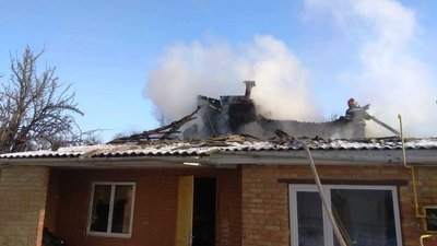 На Черкащині згорів будинок через пічне опалення На Черкащині згорів будинок через пічне опалення